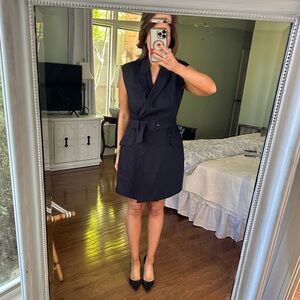 Ann Taylor Lapel Sheath Dress